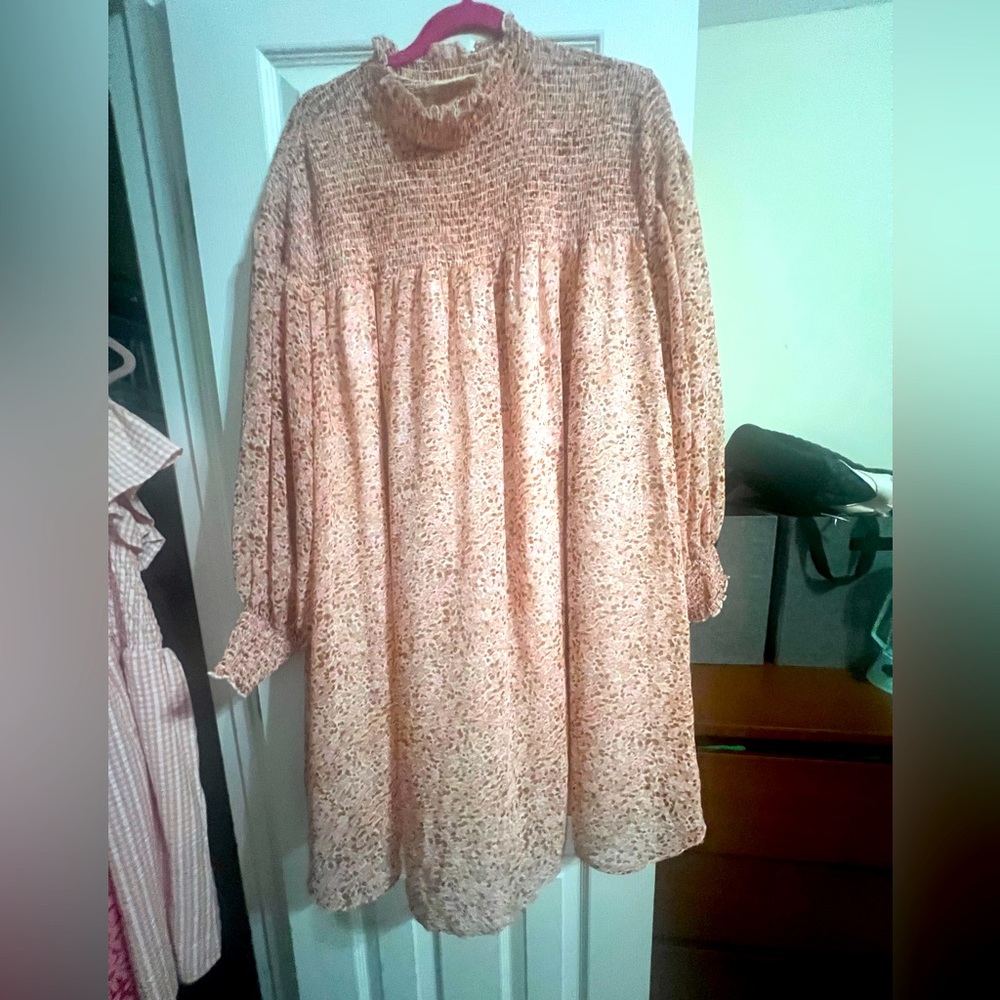 Terra & Sky Boho dress 0x 14-16